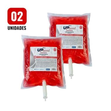 Imagem de Kit 2 Sabonetes Líquidos Glicerinados 800ml Romã e Maçã com Válvula pa