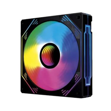 Imagem de Cooler Fan Hayom Fc1308 120mm 5v E 12v 12x12cm Preto - Fc1308