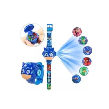 Imagem de Relógio Infantil Digital Projetor Sonic Hulk Patrulha Canina Minnie - 