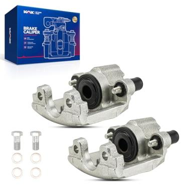 Imagem de KAX Conjunto de pinça de freio a disco traseiro compatível com Grand Caravan 2000-2007, 2000-2007 Town & Country, 2000-2007 Caravan, 2000-2003 Voyager, 2000 Grand Voyager, 2000 Voyager,