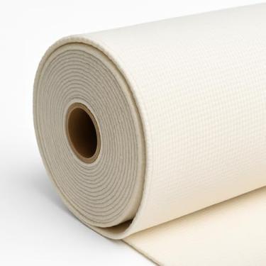 Imagem de Tecido de Fibra Cerâmica para Isolamento Térmico, Branco, 50cm x 50cm x 2mm, Alta Resistência ao Calor, Rolo Industrial