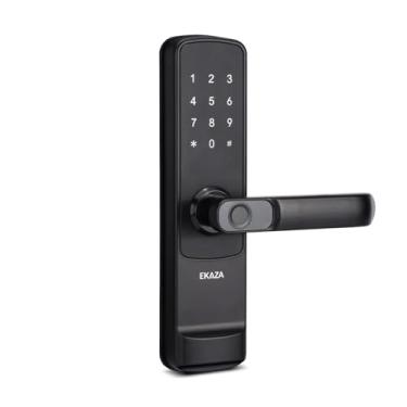 Imagem de EKAZA Fechadura Alloy Digital Biométrica Inteligente com Senha, de Embutir, Uso Interno, Wi-FI EKHD-T429