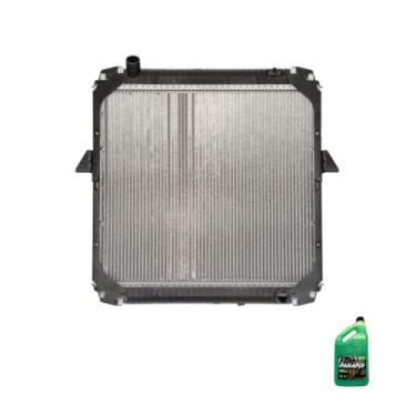 Imagem de Kit Radiador MB 1518/1718 Eletrônico + Aditivo Radiador Paraflu Verde 5 Litros