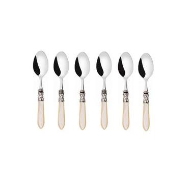 Imagem de Jogo 6 peças Colher Bolo Sobremesa Pérola Aladim Bugatti