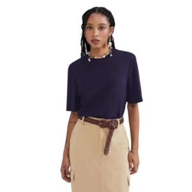 Imagem de Blusa Hering Básica MC Mid Feminina-Feminino