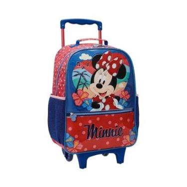 Imagem de Mochila com Rodas Escolar 14 Minnie Tropical-Feminino