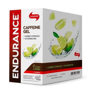 Imagem de Cx Endurance Energy Gel 30g Limão Cafeína - Vitafor-Unissex