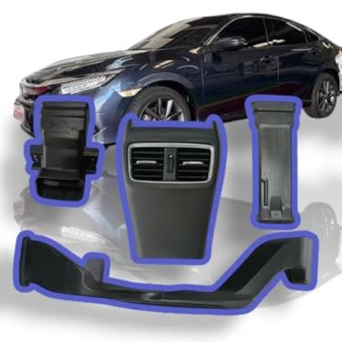 Imagem de Grade de Ventilação do Ar Condicionado Traseiro para Honda Civic 2018 a 2021