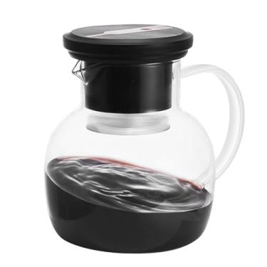 Imagem de Decantador elétrico de vinho para agitação de álcool com um clique, 750 ml, grande, recarregável, decantador automático de vidro, jarra de vinho com bico de derramamento, alça ergonômica para amantes