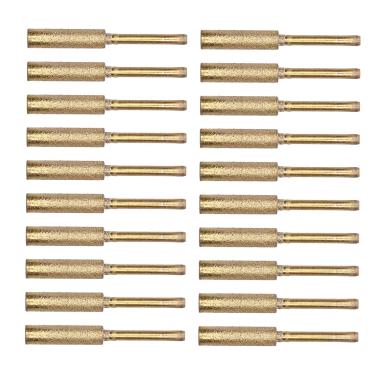 Imagem de Generic Kit de Cabeça de Moagem Eficiente de Rebarba de Afiador de Motosserra para Processamento de Molde e Corte de Linha, Conjunto de Arquivos de Moagem de Motosserra de 20 Unidades para Corrente