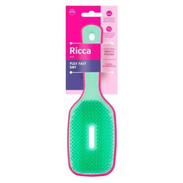 Imagem de Escova de Cabelo Ricca Flex Dry Pink 1 Unidade