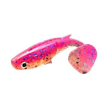 Imagem de Iscas De Pesca Macias Com Cauda Em T De 6,5cm, 4 Peças, Isca Artificia
