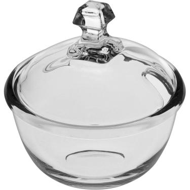 Imagem de Açucareiro Vidro Transparente Com Tampa 270 ml
