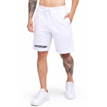 Imagem de Bermuda Moletom Masculina Sport Moleton Conforto Premium Shorts Academia Treino Dia a Dia-Masculino