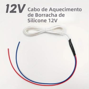 Imagem de Fio De Aquecimento De Baixa Tensão Em Borracha De Silicone 12V Para As