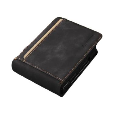 Imagem de Capa Carteira Retrô De Couro De Luxo Para Samsung Galaxy Z Flip 7 6 5 