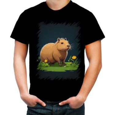 Imagem de Camiseta Colorida Capivara do Bem Animalzinho 1 - Kasubeck Store®, INF
