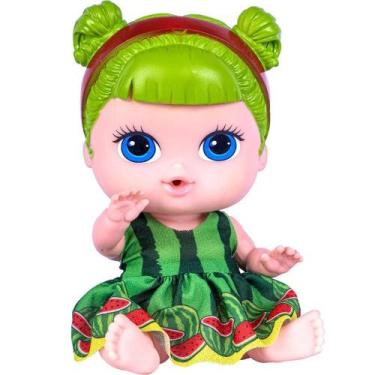 Imagem de Boneca Bebe Frutinhas Cheirinho De Fruta Melancia - Cotiplás - Cotipla