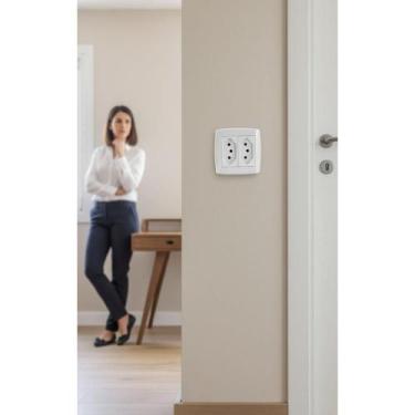 Imagem de Tomada Dupla Sobrepor 10A 250V Branco - Instalação Fácil - Congratulat