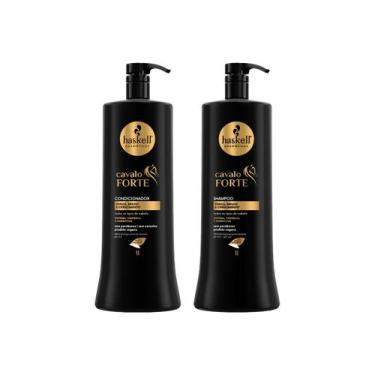 Imagem de Kit Shampoo Condicionador 1l Cavalo Forte Haskell - Haskell Cosméticos