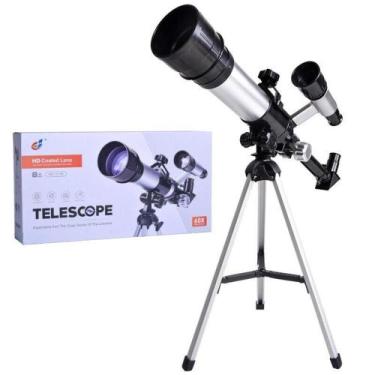 Imagem de Telescopio astronomico 60x completo refrator tripe ajustável - Yeet