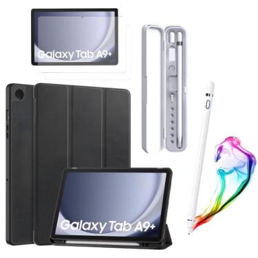 Imagem de Capa Smart Para Tablet Galaxy Tab A9+ Plus 11 + Caneta Stylus + Pelicu