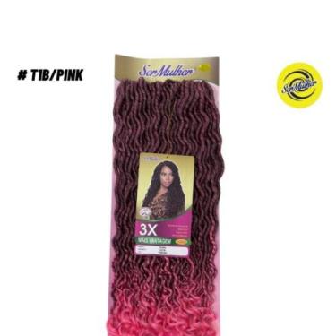Imagem de Cabelo Duda Faux Locs Goddess Curl Twist Crochet Braid Ser Mulher 65cm