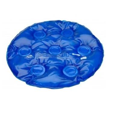 Imagem de Almofada de Gel Anti Escaras, Redonda, Flexi Confort, Azul, 40 X 40 Cm, A. G Plastic