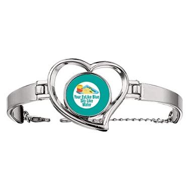 Imagem de N/A N/A Bracelete de coração puro coração coração joia pulseira de corações infantis, medium, metal