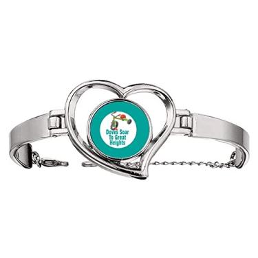 Imagem de N/A N/A Pulseira infantil mente pura inocente coração joia pulseira de arame, medium, metal