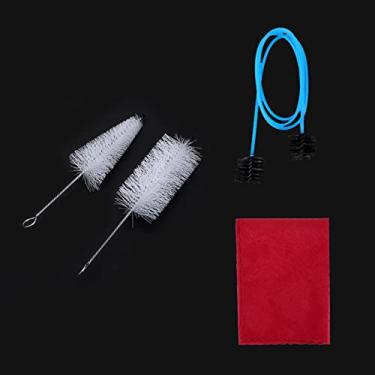 Imagem de Kit De Limpeza De Trompete,4 Pçs Trompete Bocal Escova Válvula Monstro Trompete, Cuidados Com O Cornet E Conjunto De Escovas De Limpeza Kit Instrumento Musical Acessório De Cuidados De Manutenção