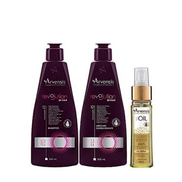 Imagem de Kit Arvensis Revolution BB Hair Tec Oil (03 Produtos)