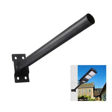 Imagem de Suporte Luminaria Solar Pintura Eletrostatica Aço Barra Poste Segurança Iluminaçao