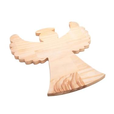 Imagem de Tábua Anjo em Madeira Pinus 30cm x 35cm x 1,5cm - Woodart