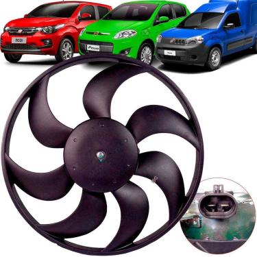 Imagem de Ventoinha Do Radiador Fiat Grand Siena Mobi Palio Uno Com Ar