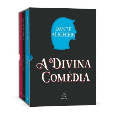 Imagem de Box Trilogia A Divina Comédia Dante Alighieri Edição Comemorativa Com Marcador De Página Editora Principis Capa Dura