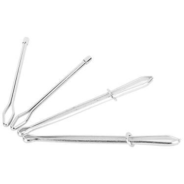 Imagem de Conjunto de Passador de Fita Elástica de Aço Inoxidável, Fácil de Usar para Artesanato Doméstico, Kit de Ferramentas de Pinça 4pcs, Acessório de Costura DIY, Acessório