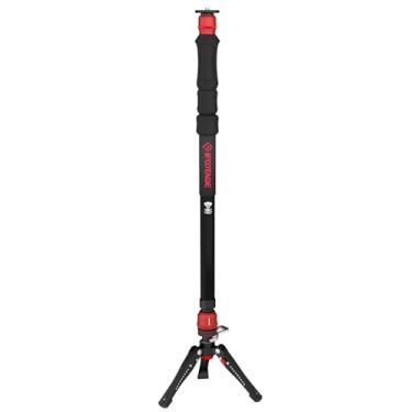 Imagem de IFOOTAGE Monopé Cobra 3 A150S Strike, monopé de câmera com controle de bloqueio de pedal, ajuste rápido de altura em um passo, monopé de fotografia profissional adequado para câmeras SLR e filmadoras