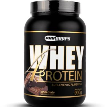 Imagem de 1 unidade Whey 4 Proteínas 900g - Recuperação Avançada, Pro Corps (900g, Chocolate)