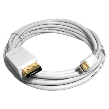 Imagem de Cabo Mini Displayport Thunderbolt x Displayport de 3 Metros - Wincabos
