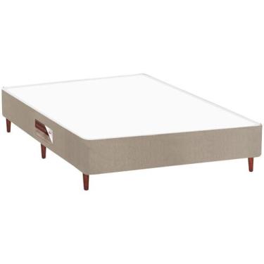 Imagem de Base Cama Box Casal Castor 27x138x188cm Revolution, Bege, Casal