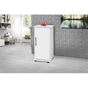 Imagem de Balcão Vitória para bebedouro cor Branco 1 porta Oferta! - PASSE BEM