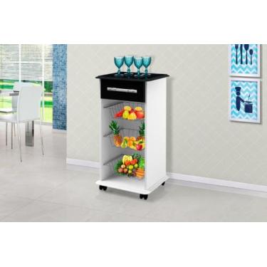 Imagem de Fruteira/Balcão/Bancada Genebra Com Gaveta e Cestos Organizadores Puxa