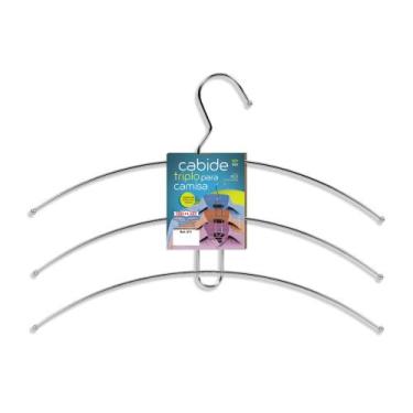 Imagem de Cabide Triplo Para Camisas - Niquelart