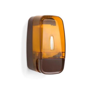 Imagem de Saboneteira Dispenser Porta Sabonete Líquido Compacta Marrom Invoq 600