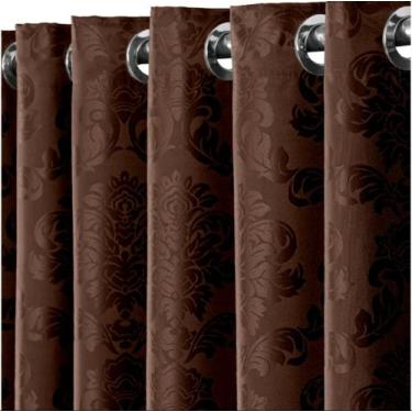Imagem de Cortina Decorativa Jacquard SemiBlackout 2M X 1,70M - Zapata Confecçõe
