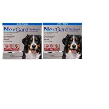 Imagem de Nexgard Antipulgas E Carrapatos Cães 25,1 A 50kg C/ 6 Comprimidos - Bo