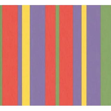 Imagem de Papel de Parede Safari Friends Listrado Colorido SF6204 - IMPORTADO