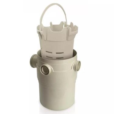 Imagem de Caixa de Gordura com Cesto e Tampa Branco Amanco