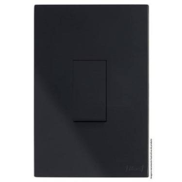 Imagem de Kit Interruptor Pulsador Campainha Vertical 4X2 Brs11965-2Bk